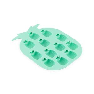 Blush Pineapple Silicone Ice Cube Tray Mold Green 12 cube Lot of 4 - NEW